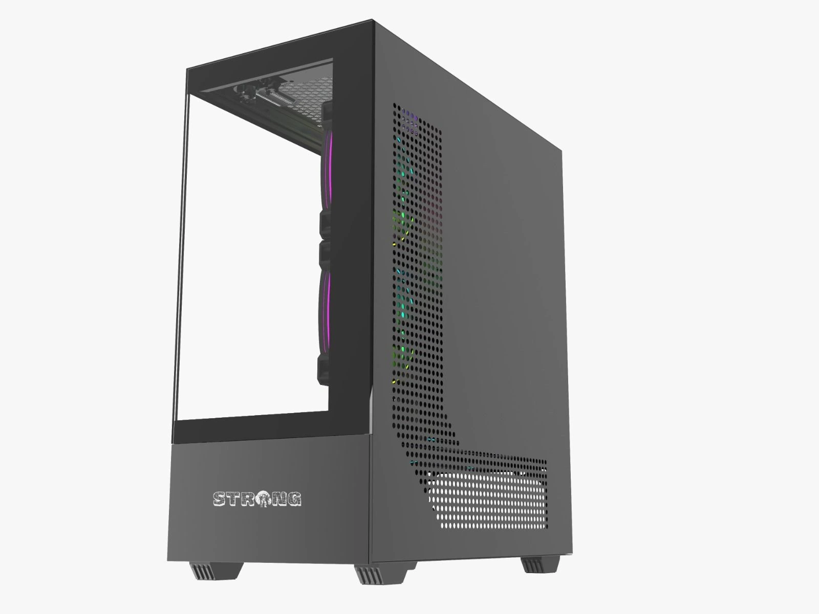 Strong Melkor Siyah 6x 120MM Argb Atx Kasa