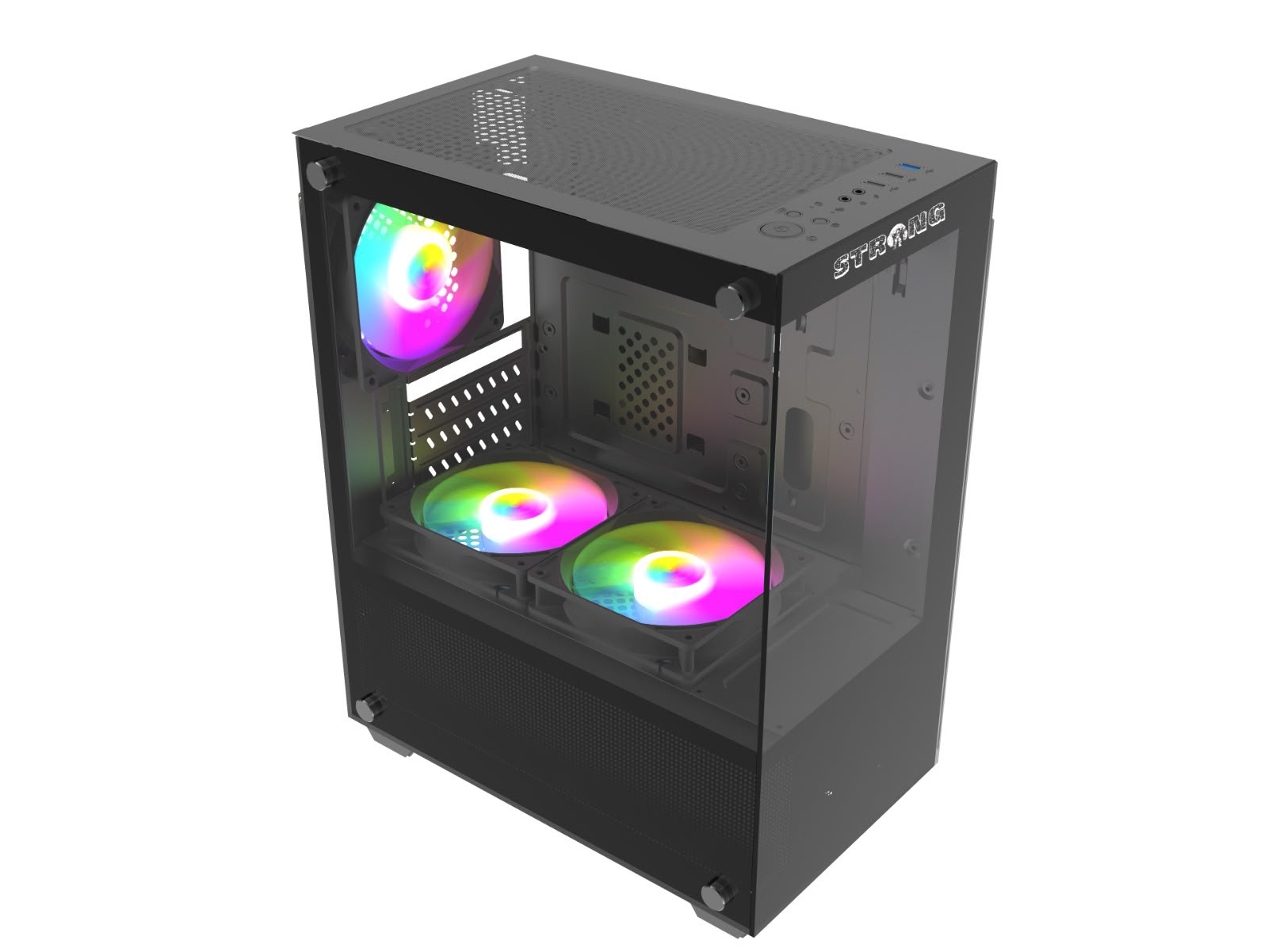Strong Berry Mini ATX ITX Destekli Mini Akvaryum Kasa